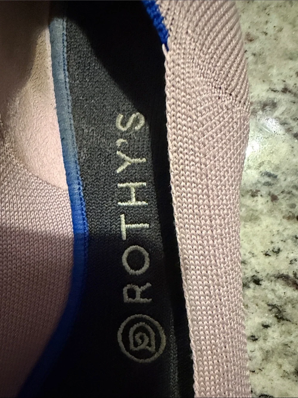 Rothy's Women's Pointed Knit Flats in Blush Pink